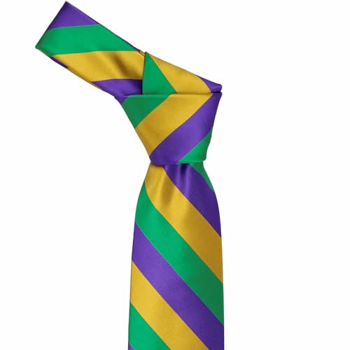 Image of tiemart Men's Striped Tie Standard Length