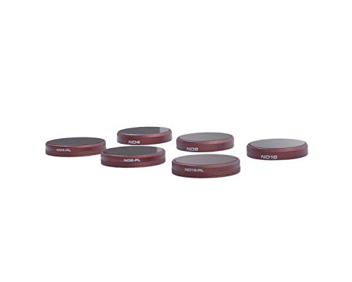 SKYREAT Multi-Coated Optics Glass Filter Set for Autel Evo Filters 6-Pack (ND4,ND8,ND16,ND4/PL, ND8/PL,ND16/PL)