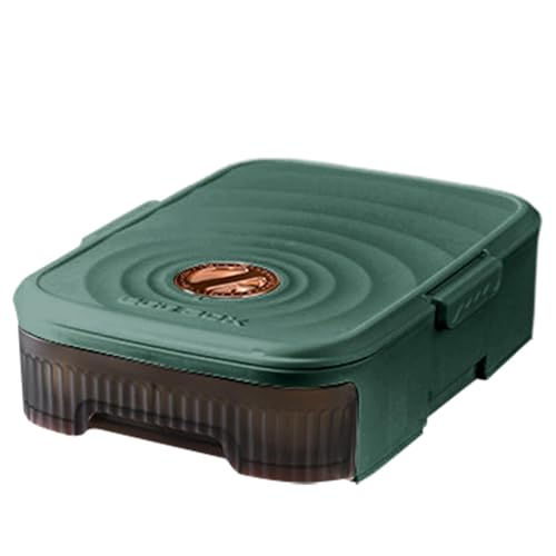 Walopola Bandeja apilable para huevos de frigorífico, estable y apilable, dispensador de huevos seguro con diseño hueco para el organizador de cocina