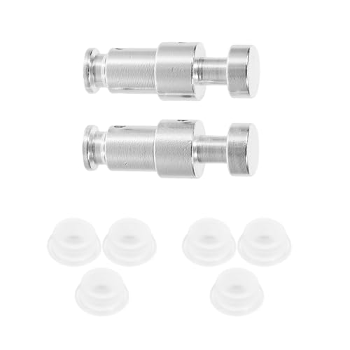 Repuesto de válvulas flotantes para olla a presión, piezas dual-hole de aluminio con 6 tapas selladoras para ollas eléctricas de presión, compatible con modelo Ip-duo60 miniatura 1