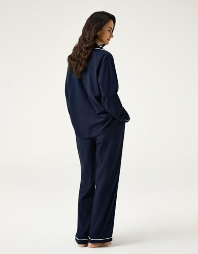 Image of BESTOUCH Womens Pajama Sets: 100% Cotton Muslin Linen Feel