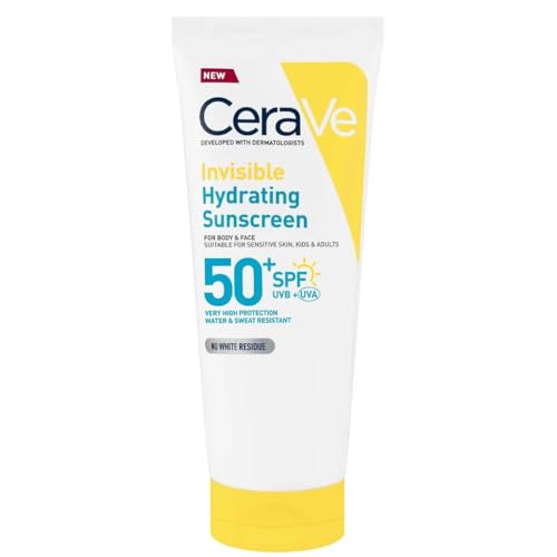 CeraVe Invisible Hydrating Sunscreen SPF 50+ For Body & Face 75ml