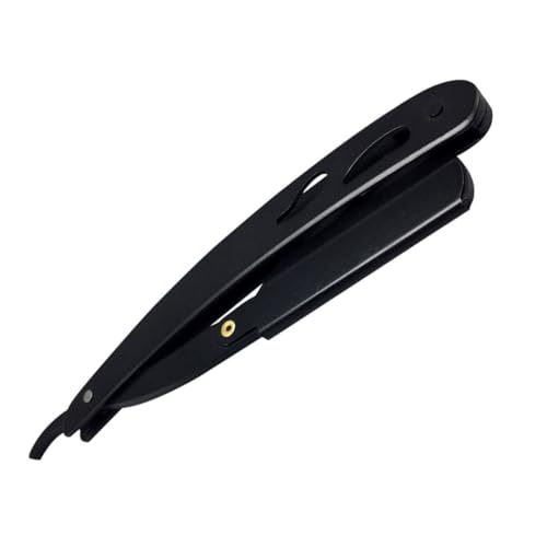 Beavorty Maquinilla Afeitar Clásica Acero Inoxidable Manual para Barbero Afilado Profesional para y Cabello Portátil para Casa y Viajes