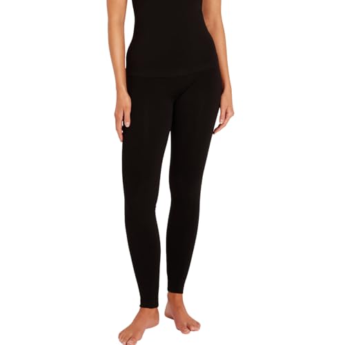 Boody - Women’s Base Layer Full Leggings - Seamfree Tights - Bamboo Viscose - Mid-Rise Second-Skin Fit - Wide Waistband