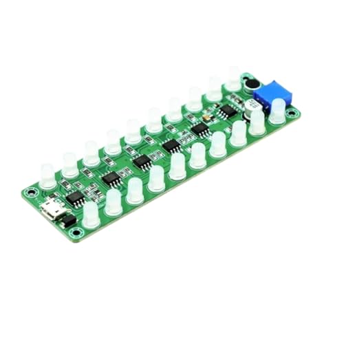 Acoustic Sensing Spectrum Replacement for Audi OEM OEMo Power Amplifier Level Trackier Metier LED Indicator Flash Melody Light Sound Partnier Multi - Color Optional