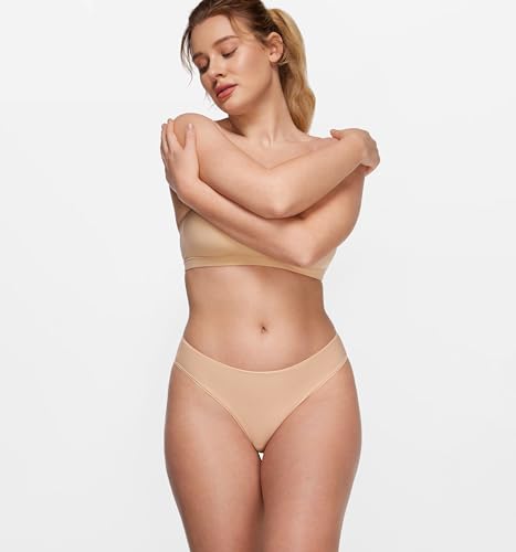 Image of Magneticfit Women's Low Rise Thong | 3 Pack, Soft Stretch Fabric, 100% Cotton Lining, Tagless Comfort, No Cut Finishing, Sexy Underwear, Panties