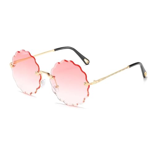 Lunettes de soleil rondes surdimensionnées légères pour l'extérieur