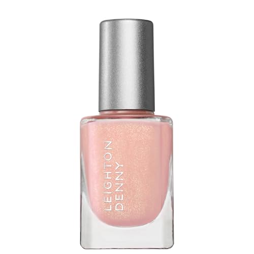 LEIGHTON DENNY Nail Polish | Rose Veil | shimmering pink semi-sheer nail polish | vegan