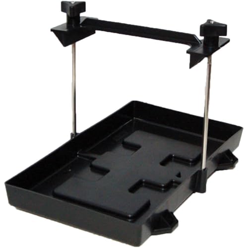 Camco Camper/RV Standard Battery Hold-Down Tray | Holds 24/24M Automotive Batteries | Fits Batteries Up to 11 1/8