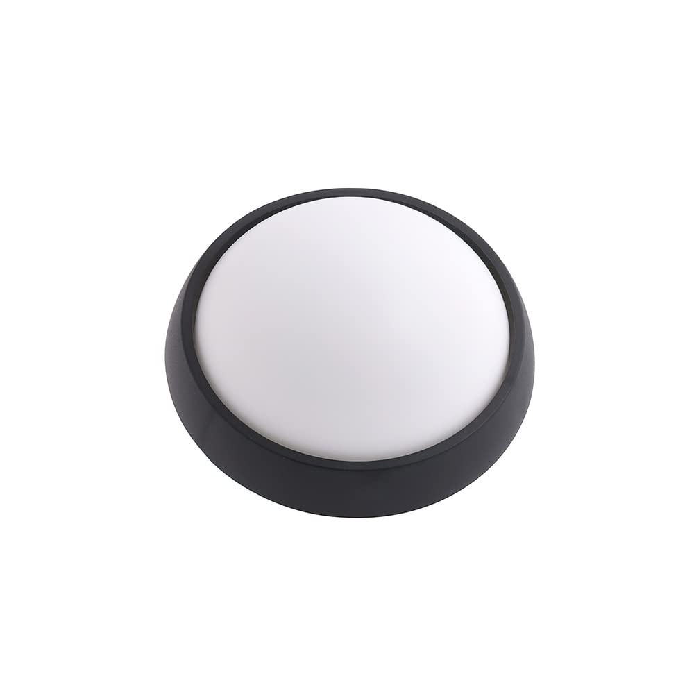 Plafón Led Exterior Redondo 6w 3000k Ip54 - Plata | Cuotas sin interés