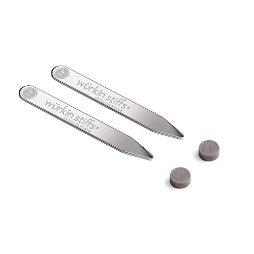 Wrkin-Stiffs-Two-25-Inch-Magnetic-Power-Stays-in-storage-case-Collar-Stays-TSA-Friendly