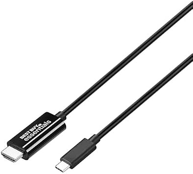 Best Buy essentials Video Connection Accessories HDMI, DisplayPort & USB-C Options, Cables, Cords & Adapters for Monitors, TVs & Laptops USB-C to HDMI Cable 6 ft