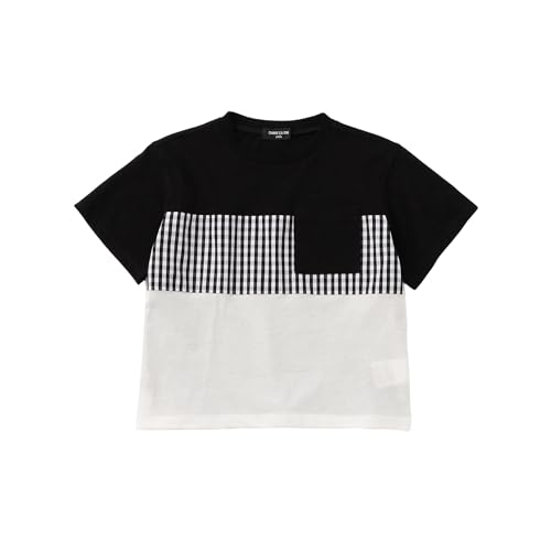 [�R���T�C�Y��] �M���K���`�F�b�N�g�� �ؑւ�����T�V���c 98-48TG35-204 110cm �u���b�N