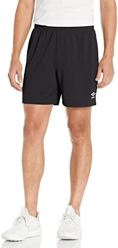 Umbro unisex adult Field Shorts, Black, Large US