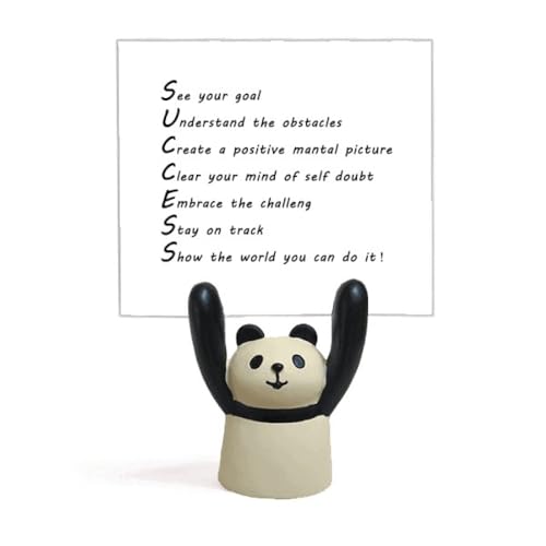 Support pour mémo panda anti-oubli pour notes de bureau