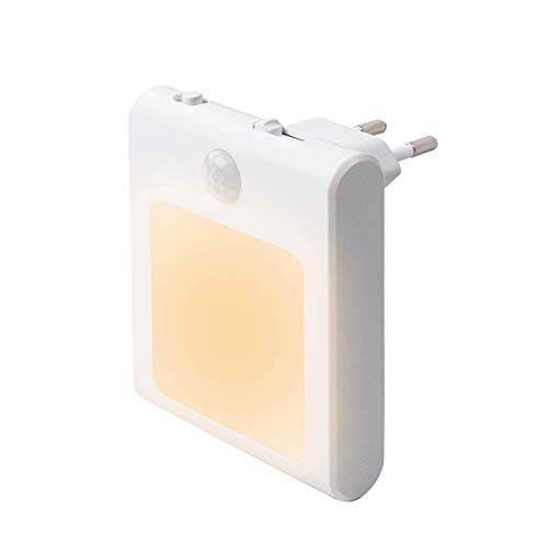 JOKBEN 1 Stück LED Nachtlicht Steckdose mit Bewegungsmelder,...
