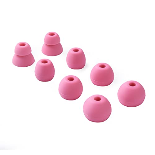 8pcs Replacement Earbuds Eartips for Monster Beats Dr. Dre Urbeats Urbeats 2.0 Tour 2.0 Stereo Earphones (Pink)