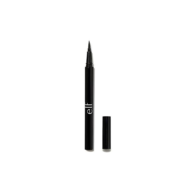 e.l.f. H2O Proof Eyeliner Pen, Felt Tip, Waterproof, Long-Lasting, High-Pigmented Liner For Bold Looks, Vegan & Cruelty-Free, Jet Black. 0.02 Fl Oz