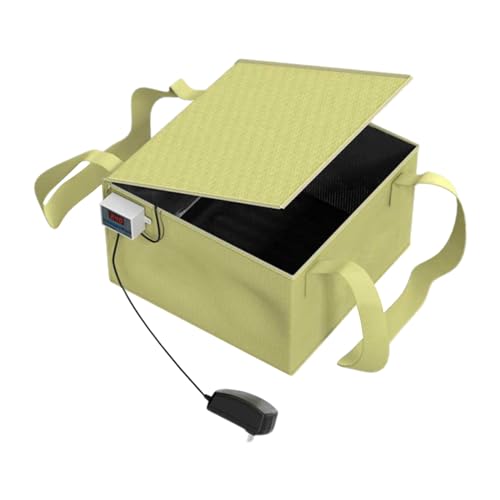 Genikeer Cámara De Fermentación | Fermentador Eléctrico Masas Madre | Calentador Masas Madre | Caja Fermentación Controlada con Control Preciso De Temperatura para Pan De Masas Fermentada, Pizza