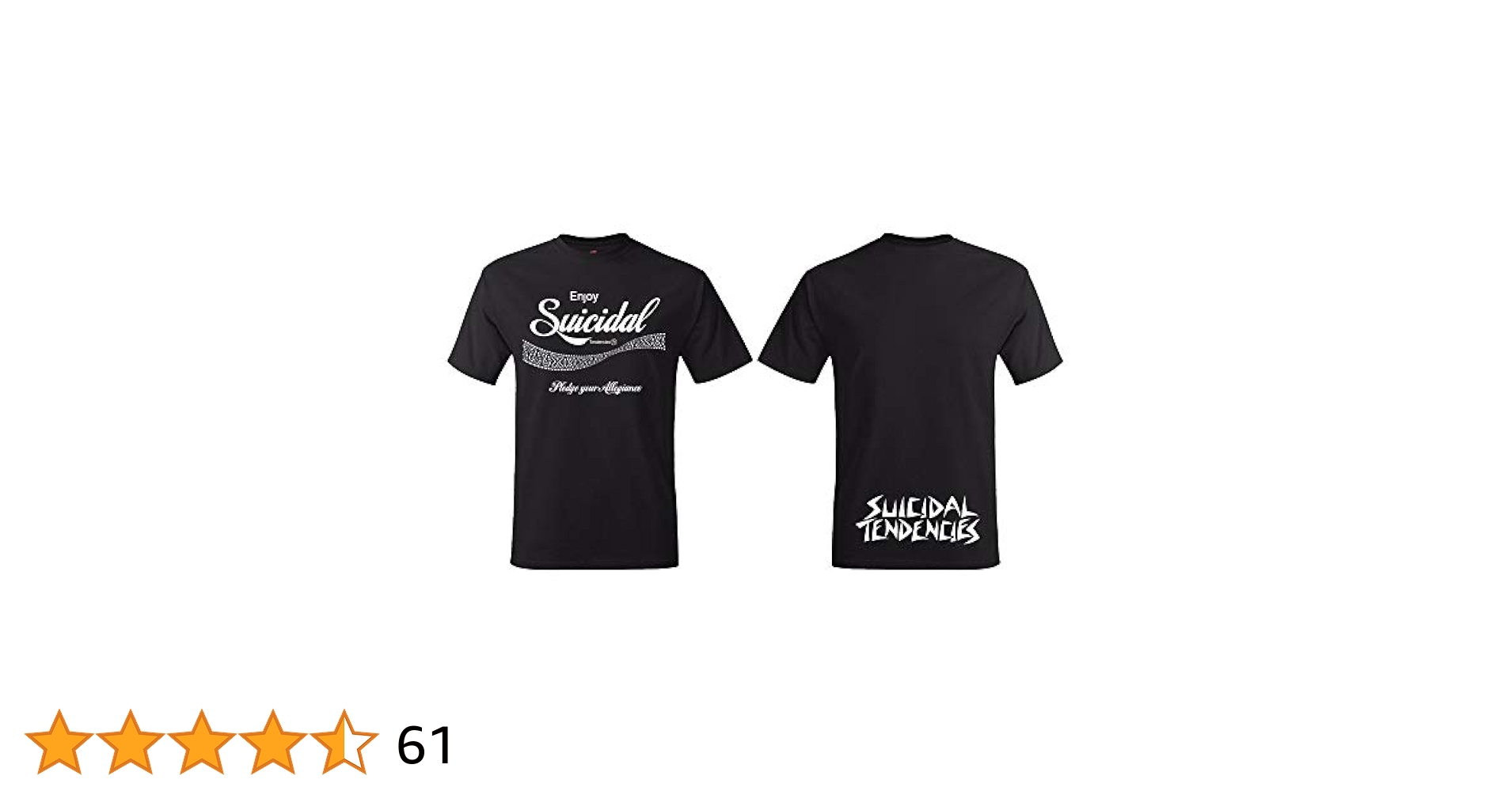 Suicidal Tendencies Tシャツ Amazon.com: Suicidal Tendencies Official Enjoy ST T-Shirt +
