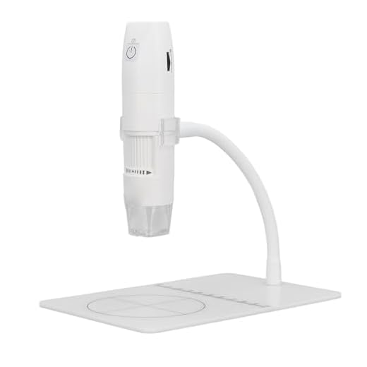 Digital Handheld Microscope, 50x‑1000x Digital Microscope USB 1080P HD for Fabric Watch (White)