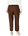 Alfred Dunner Womens Plus High Rise Office Straight Leg Pants Brown 18W