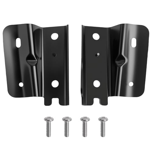 Soft Top Left and Right Bow Bracket with Screws Compatible with 2013-2017 J-eep Wrangler JKU 4-Door Only Replaces# 68163704AB, 68163705AB