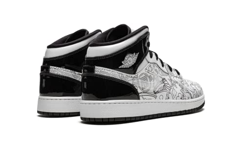 Jordan Youth Air 1 MID SE GS DC4099 100 DIY - Size 6.5Y3
