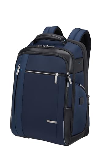 Samsonite Spectrolite 3.0 - Laptop-Rucksack 17.3″ (46 cm) – Business & Schulrucksack mit Smarte Funktionen, Ergonomisch, Praktische Innenaufteilung - 26.5/30.5L - Blau (Deep Blue)
