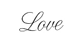 WeGlow International WGI Love Decorative Word Decal (2 Pack)