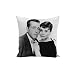 Housse de Coussin Taie Star Célèbre Audrey Hepburn Cinéma Retro Vintage Actrice 7 (40x40 cm)
