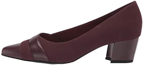 Easy Street womens Pump, Burgundy Suede, 6.5 Narrow US | Image 7