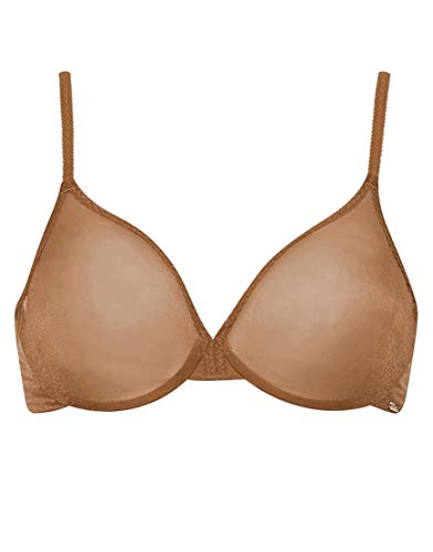 Image of Gossard Glossies Sheer Underwire Bra - Barely-There Moulded Plunge, Invisible Under Clothing