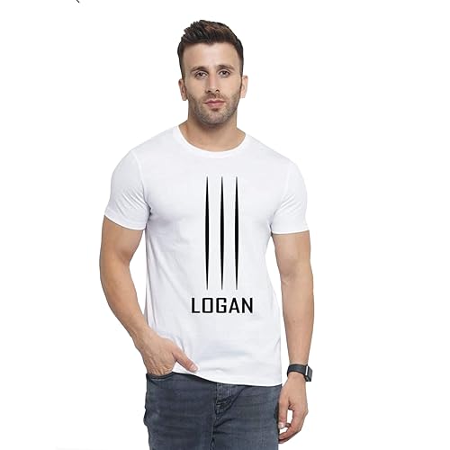 Image of Men's Black T-Shirt with Vertical Line Design, 100% Polyster