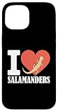 I Love Salamanders T-Shirt Heart Salamander Case for iPhone 15
