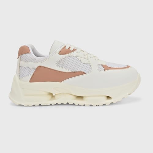 Image of Centrino Women Sneaker | Cushioned Insole for Comfort | Stylish Lace-Up Design | Perfect for Casual Outfit for Girls (9249)