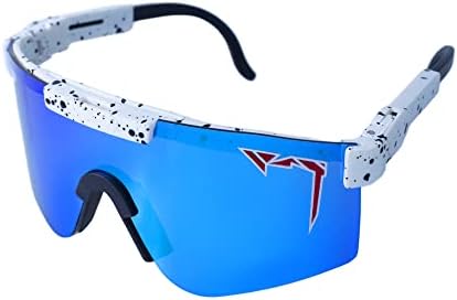 CTOSTM Polarized Cycling Sunglasses for Men Women,UV400 Sports Glasses for Youth,Windproof Goggles for Baseball Running Golf Fishing (DB-DCS12)