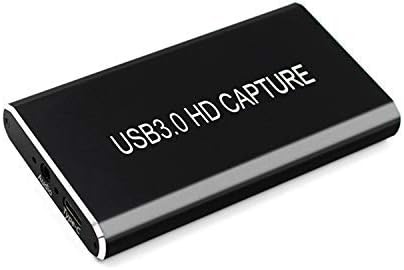KuWFi Capture Card, HDMI Video Capture Card Grabber HD to Type-C/USB C/USB 3.0 1080P 60fps Game Adapter with HDMI Loop Output for Windows Linux OS for Laptop/PS4/Swi/Xbox