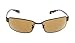 Ray-Ban RB3364 Metal Rectangular Sunglasses, Brown/Brown, 62 mm