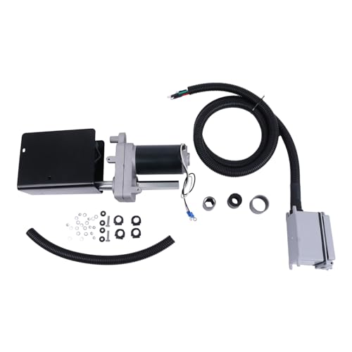 Image of HOLDWELL Electric Powered Trailer Drive Conversion Kit 1824200100 BD1046130-00 BD1824200100 500370 Compatible with Single-Speed Square Jacks - 12V 12000 lbs for RV Trailer Touring car