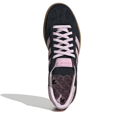 Adidas Handball Spezial WMNS Shoes, Core Black/Clear Pink/Gum, Size 103