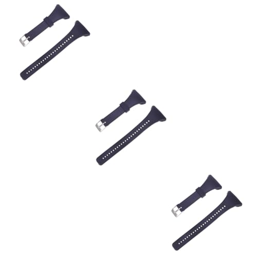 Gadpiparty 3piezas Correa De Reloj De Plástico Reemplazo Para Banda De Muñeca y Cómoda Para Uso Diario