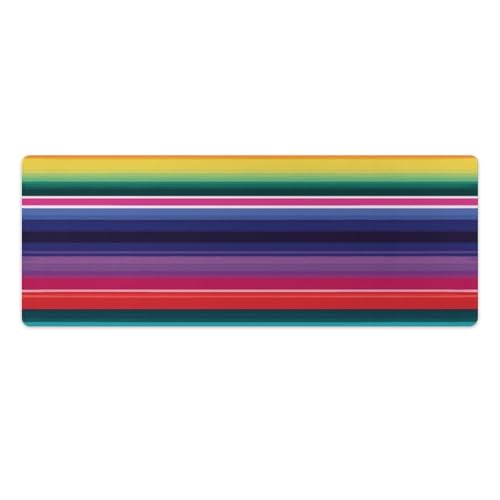Tapis de souris de jeu antidérapante grand format LED multicolore