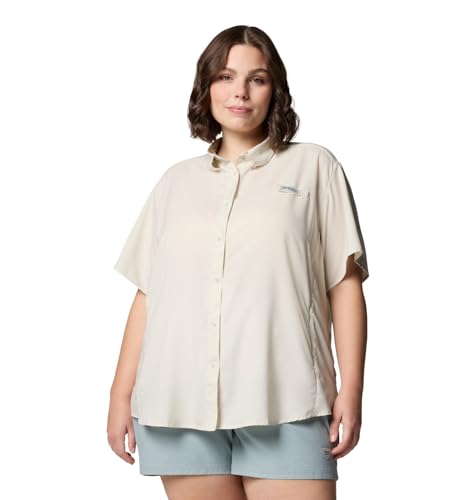 T-shirt Columbia Tamiami II femme pierre M : fini l'inconfort de la transpiration