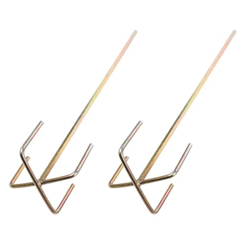 Veemoon Varilla Mezcladora de Acero Resistente de 2 Piezas Mango Hexagonal para Taladro, Mezclador de Pintura Profesional y Mortero, Accesorio Multifunción para Hormigonera Portátil
