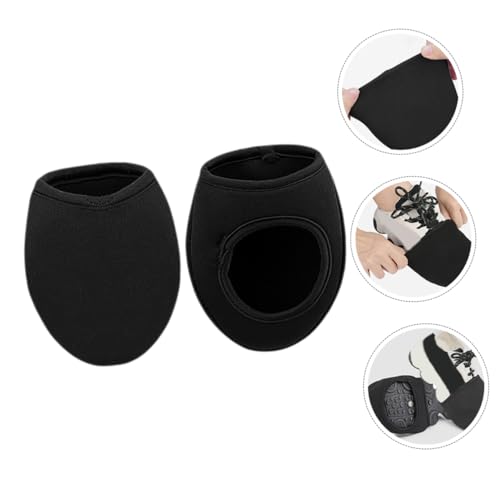 LIFKOME fundas de zapatos para ciclismo resistentes al viento y cálidas, cubre dedos de neopreno para accesorios de bicicleta miniatura 2