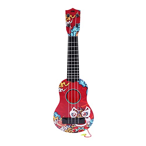 Windsfinr Ukulélé Enfants- Dès 3 Ans-Décoré avec des Motifs De Danse du Lion,Instrument De Musique Enfant,Jouet D… - Les Beatles, Paul McCartney, John Lennon, RIngo Starr, George Harrison Windsfinr Ukulélé Enfants- Dès 3 Ans-Décoré avec des Motifs De Danse du Lion,Instrument De Musique Enfant,Jouet D…