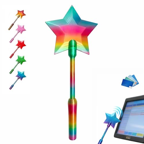 3D Printed credit card wand Magic Card Holder Star wand Contactless Payment Card Holder, Magic wand credit card holder Suitable Scenarios for Card Payment Pay (Mixed)