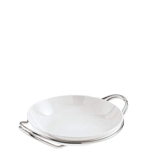 Supporto C/Risottiera Cm 36 New Living Inox Argentato