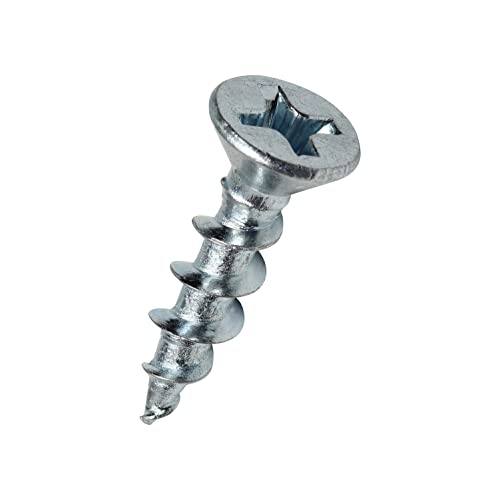 1000 Pack Tornillos de Madera Phillips Cabeza Plana Hilo Profundo #6 x 5/8 con Acabado Zinc, Marca Rok miniatura 1